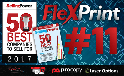 FlexPrint Managed Print Services Lands #11 Spot in National ’50 Best Companies To Sell For’ List